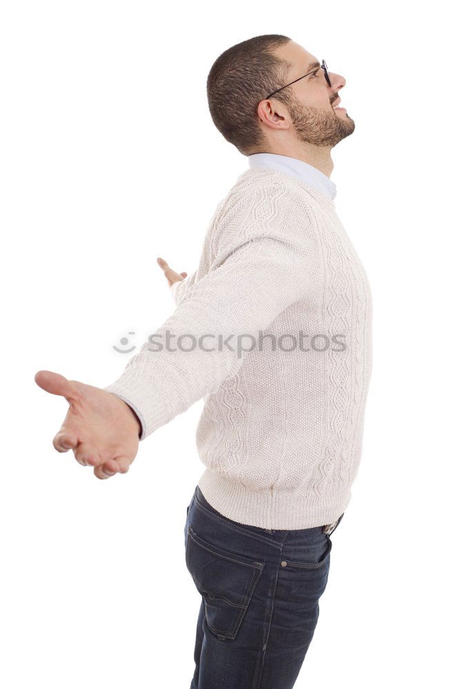 Similar – Image, Stock Photo Woman with monkey mask posing against a yellow background