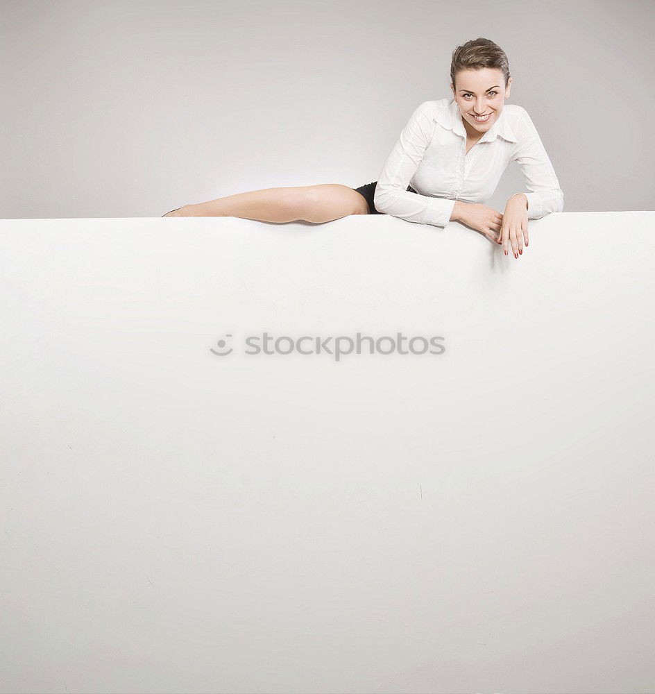 Similar – Image, Stock Photo Portrait of a young woman with stripes of light