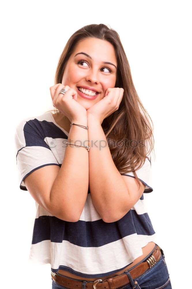 Similar – Image, Stock Photo . Feminine Young woman