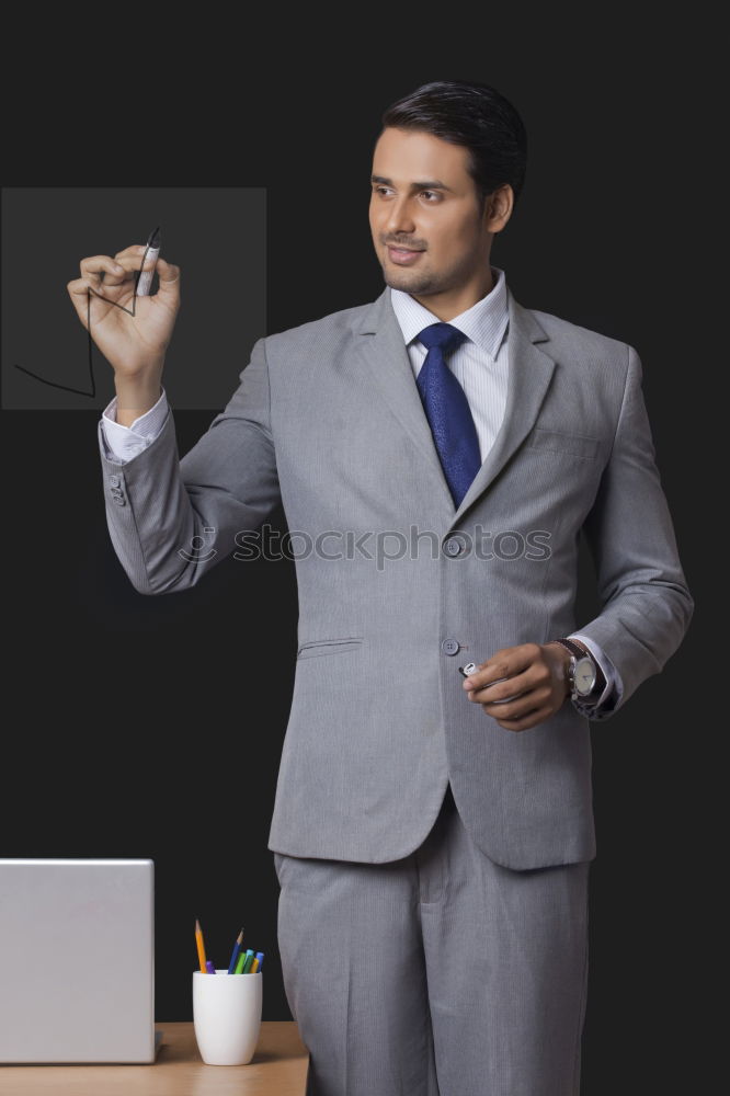 Similar – Image, Stock Photo Elegant Young Businessman in the Street