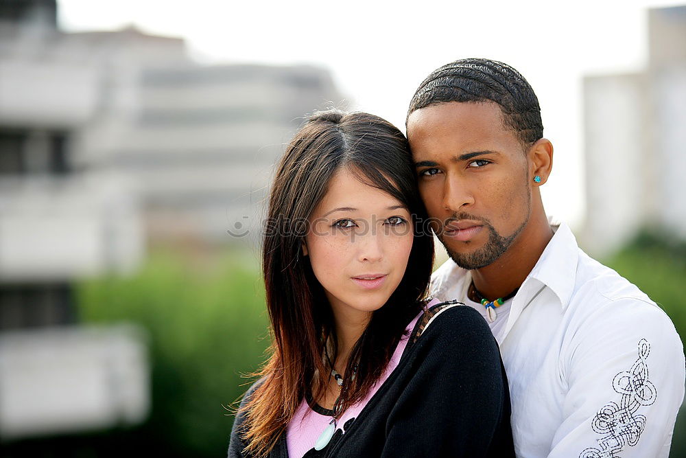 Similar – Image, Stock Photo Beautiful multiracial couple