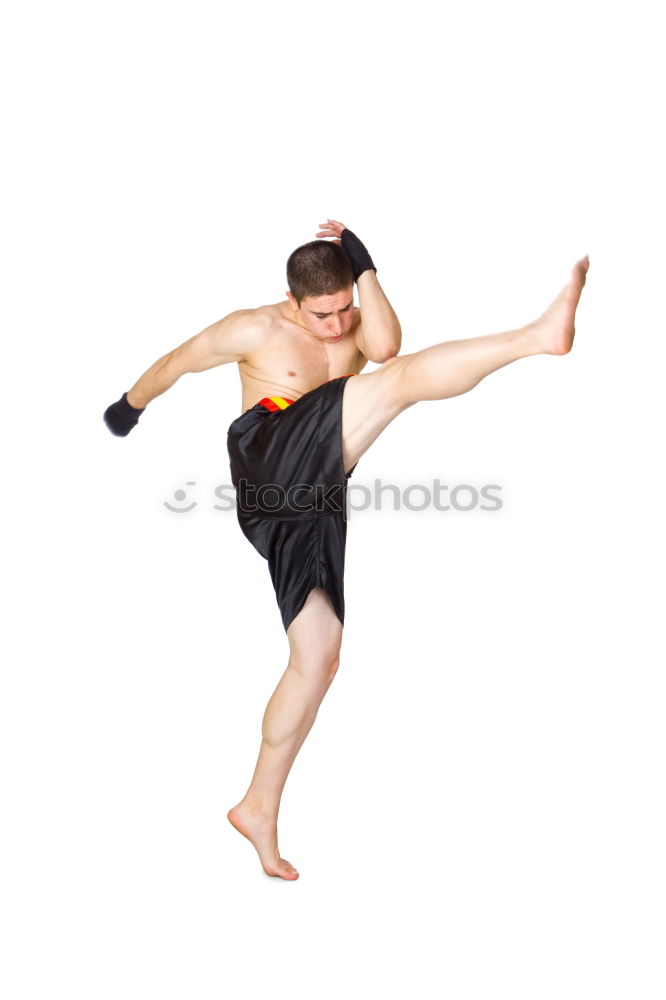 Similar – Image, Stock Photo Ballet dancer with leg up