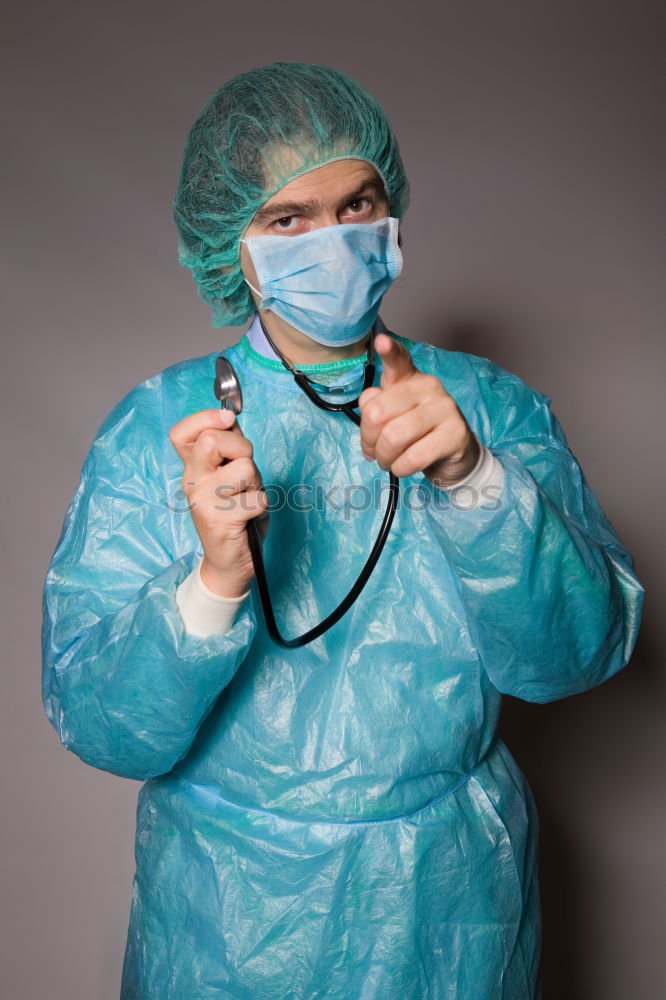 Similar – Image, Stock Photo Team of Surgeons Operating.