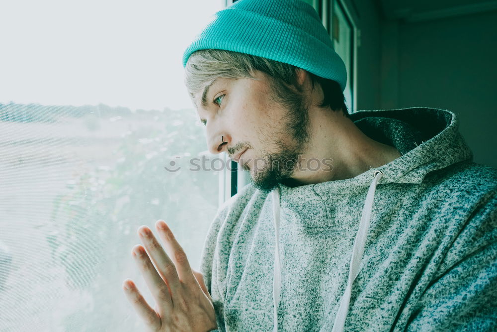 Similar – Image, Stock Photo Crop tourist in snowy nature