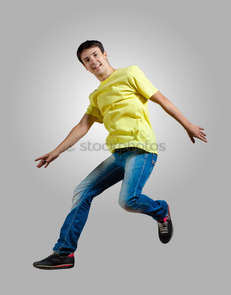 Similar – Close-up of a teenage boy carrying skateboard and smiling