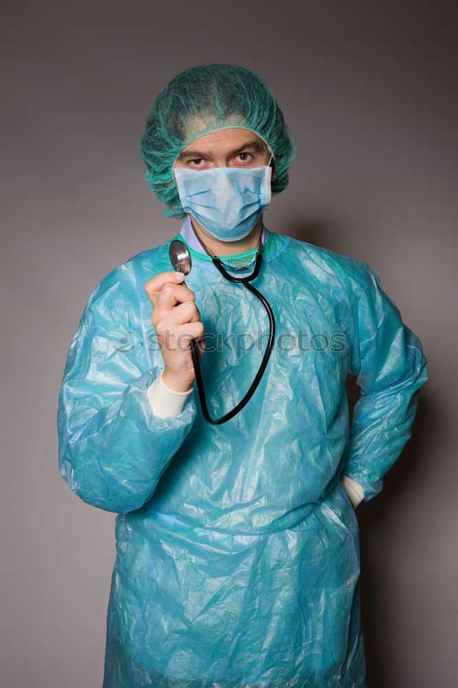 Similar – Image, Stock Photo Team of Surgeons Operating.