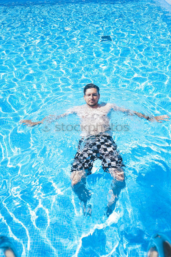 Image, Stock Photo Diving in the pool