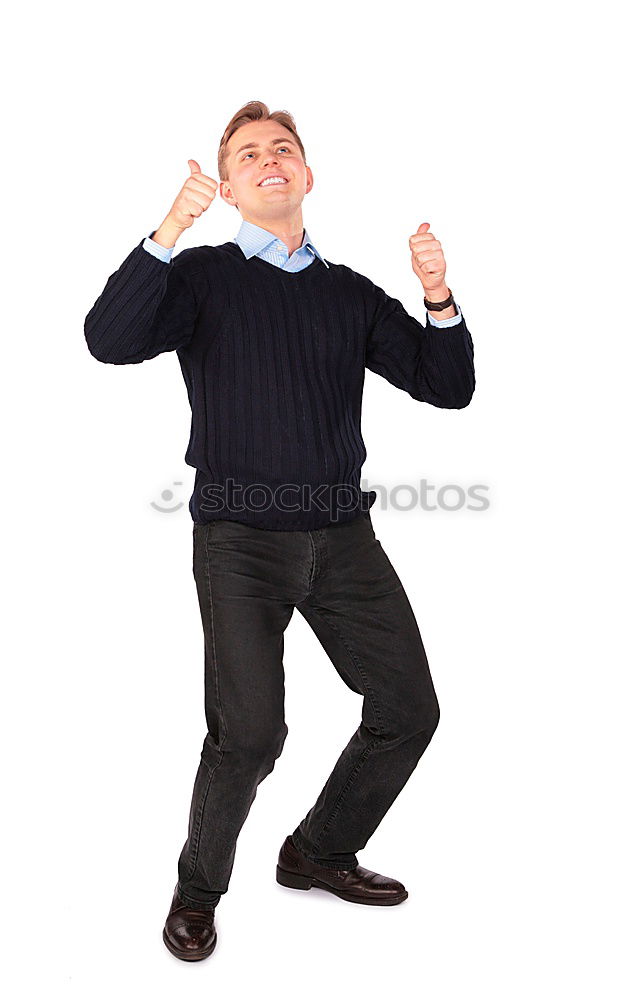 Similar – Senior Man Exercising In Park