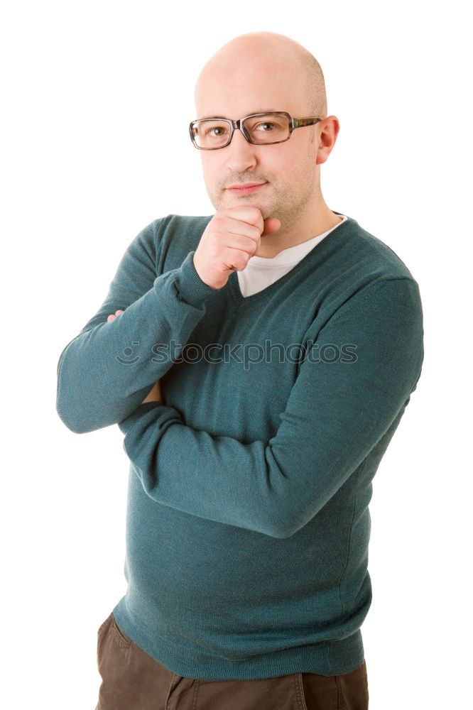 Similar – Image, Stock Photo Senior Man Exercising In Park