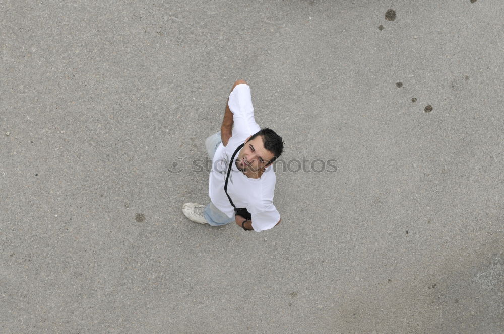 Similar – Image, Stock Photo Young beautiful woman taking a selfie