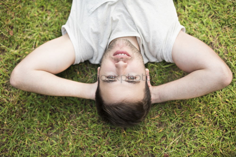 Similar – Image, Stock Photo Crazy self-portrait of a young woman