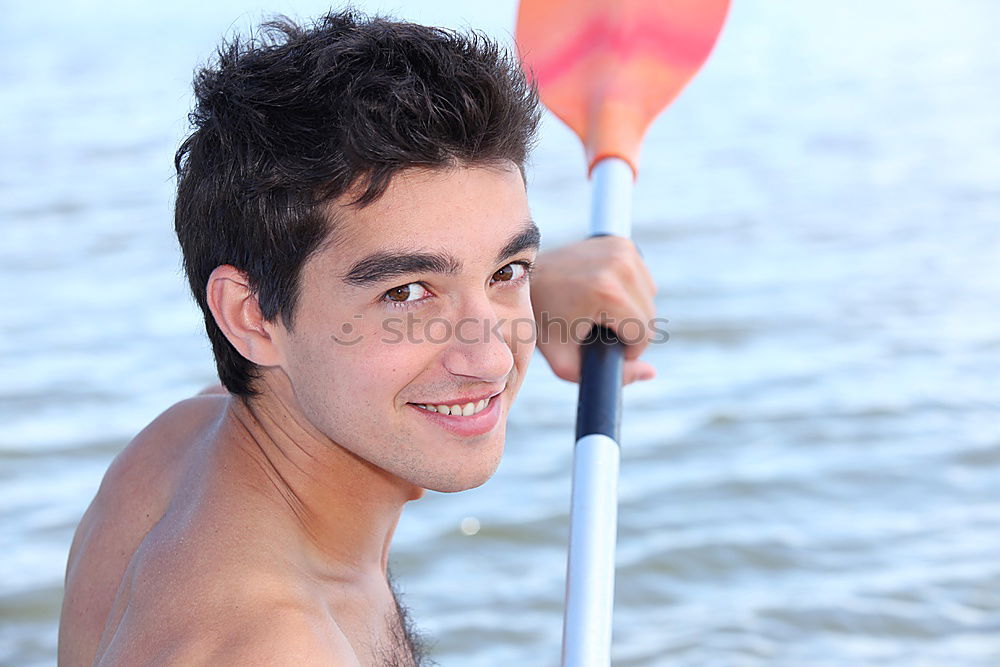 Similar – Young attractive surfer holding his surfboard at the beach