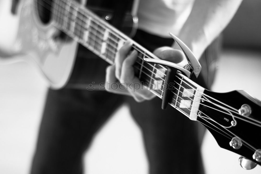 Similar – Image, Stock Photo outdoor photo session with a bass player and his instruments
