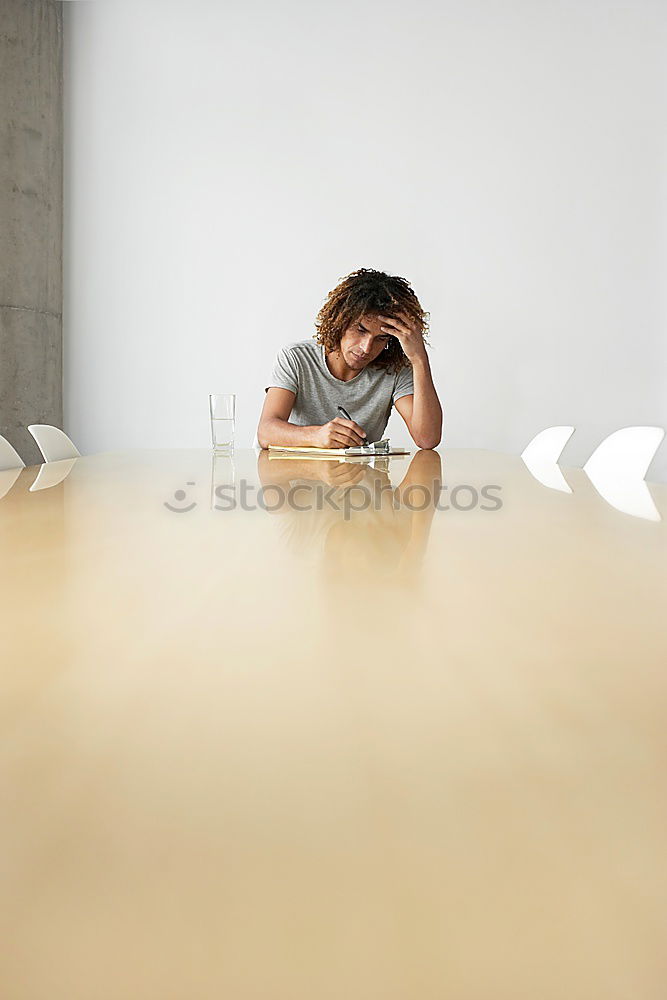 Similar – Businesswoman working on her laptop at work ( star-up concept )