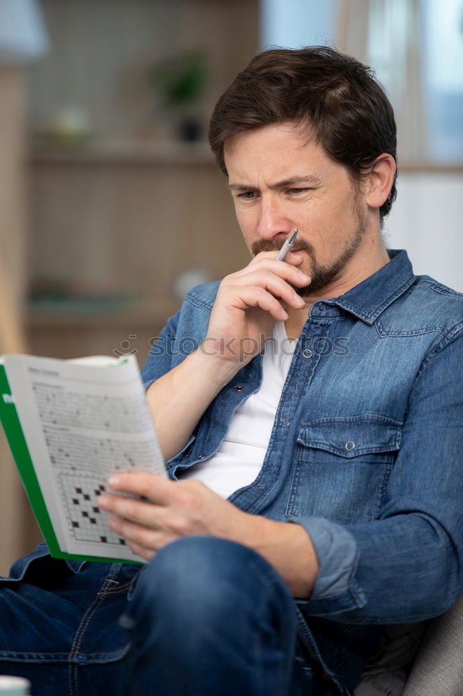 Similar – Image, Stock Photo . Chair Room Masculine Man