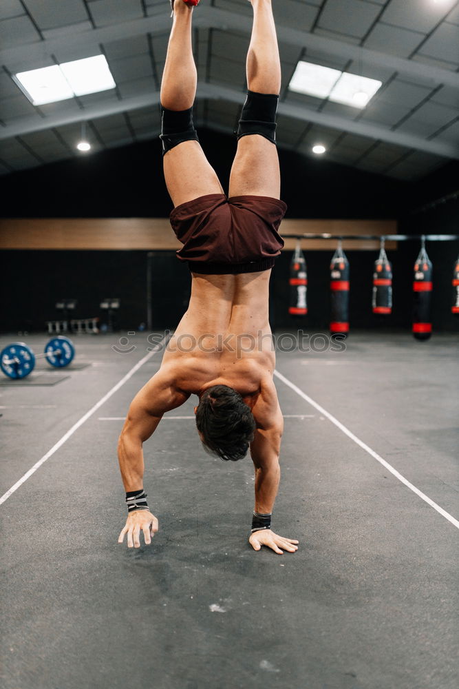 Similar – one second Handstand