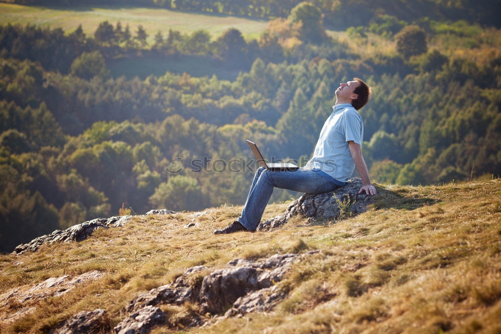 Similar – Image, Stock Photo I have a dream. Meadow