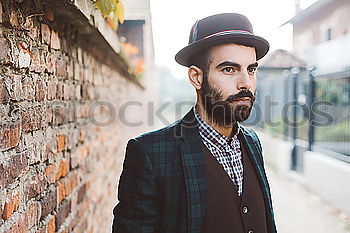 Similar – Man holding hands at seaside