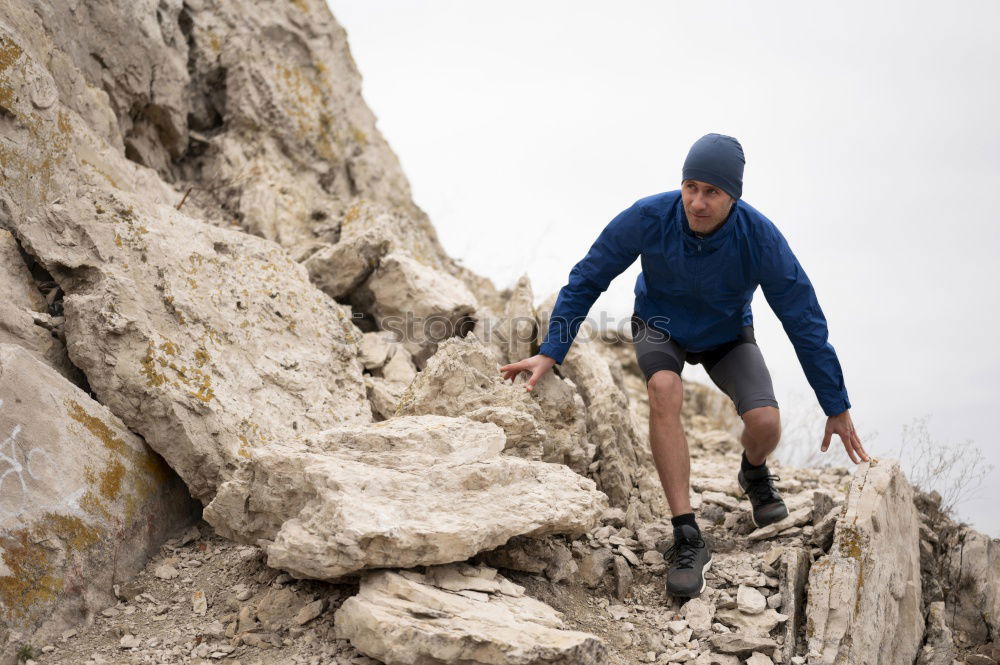 Similar – Image, Stock Photo A climber of the month