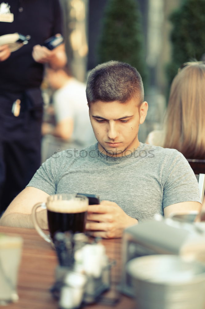 Similar – Image, Stock Photo Finally an evening beer… | UT Dresden