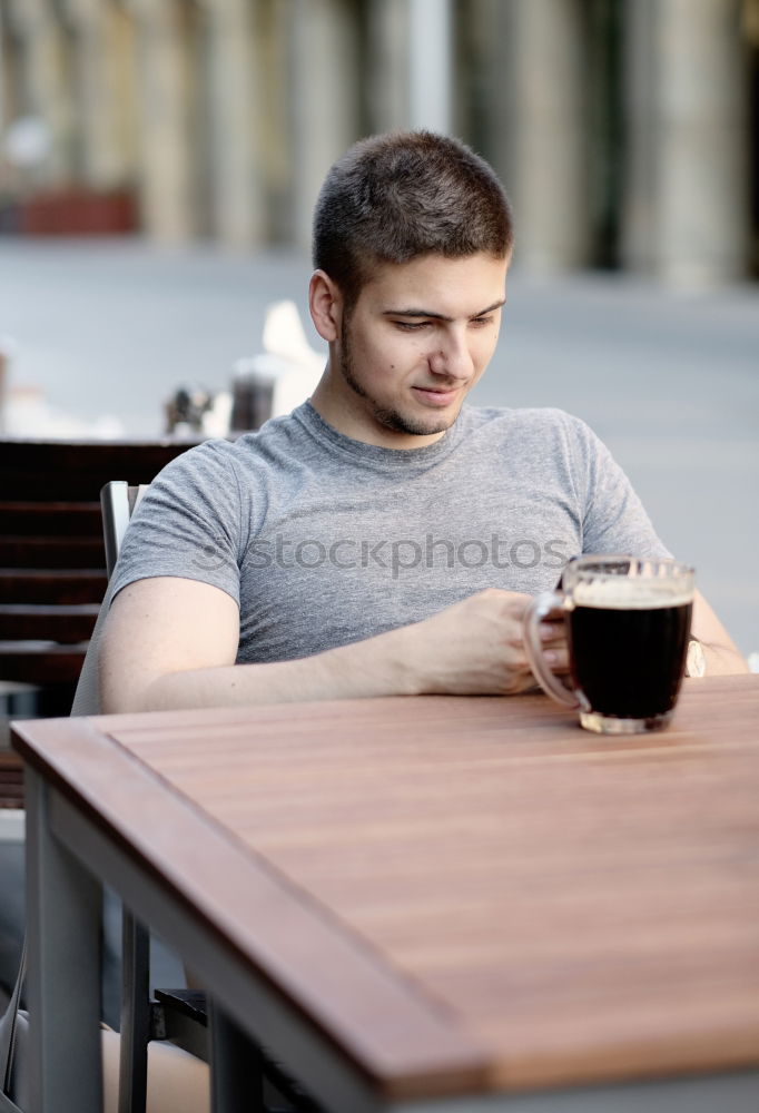 Similar – Image, Stock Photo Finally an evening beer… | UT Dresden