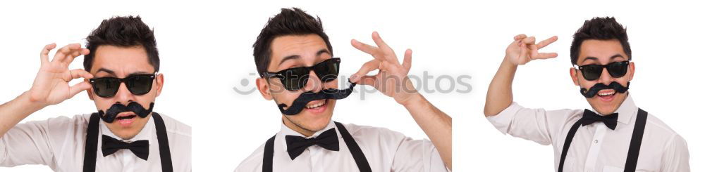 Similar – Image, Stock Photo Emotions: cool faces, collage with sunglasses!