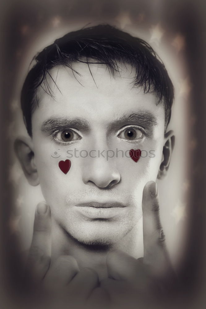 Similar – Image, Stock Photo Black and white picture of a teenager in a wicker chair