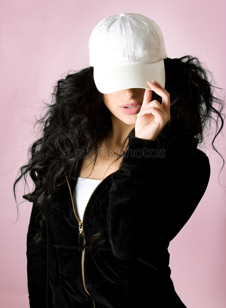 Similar – Image, Stock Photo Glamour woman at pink wall