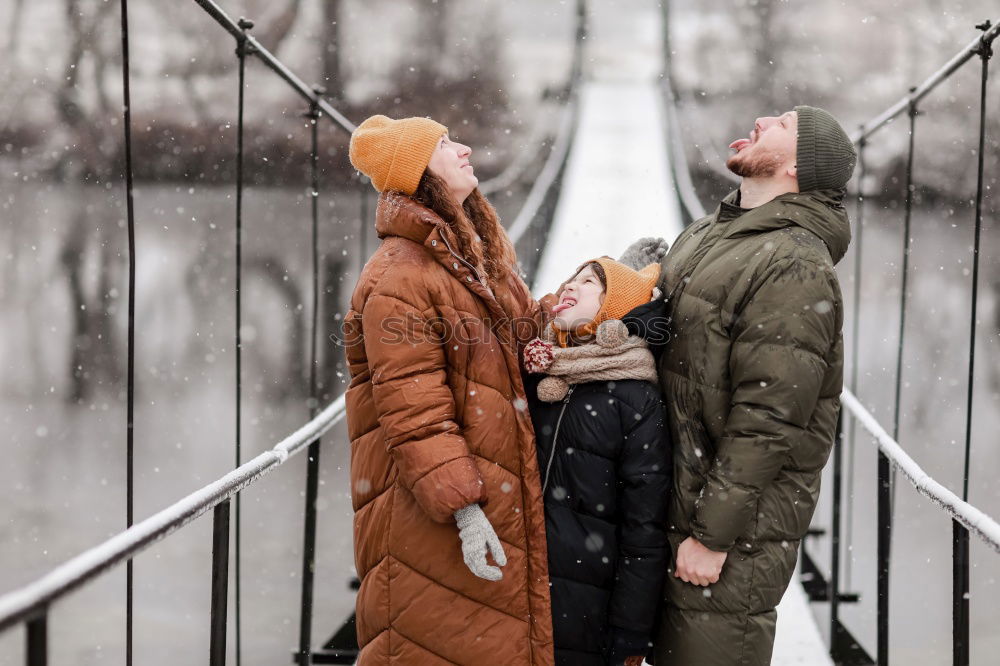 Similar – Image, Stock Photo Man posing with girlfriend on street