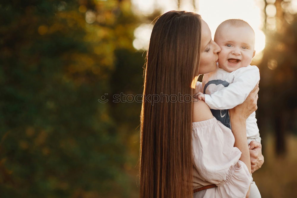 Similar – Happy lesbian couple with child