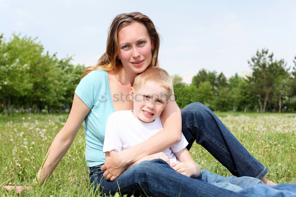 Similar – Image, Stock Photo Photo of mother and daughter