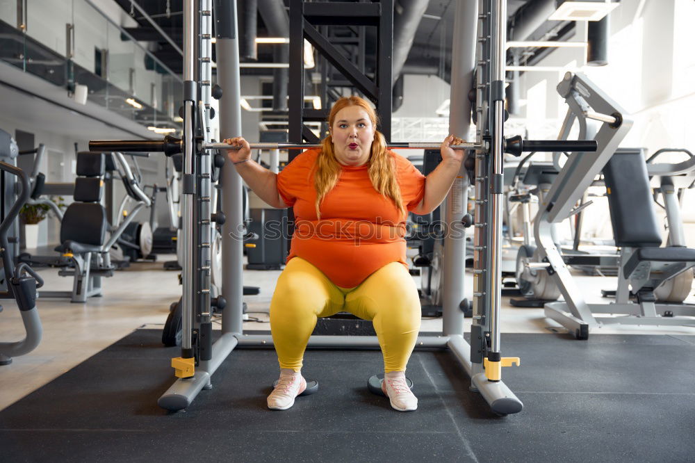 Similar – Woman standing out with a fitness straps