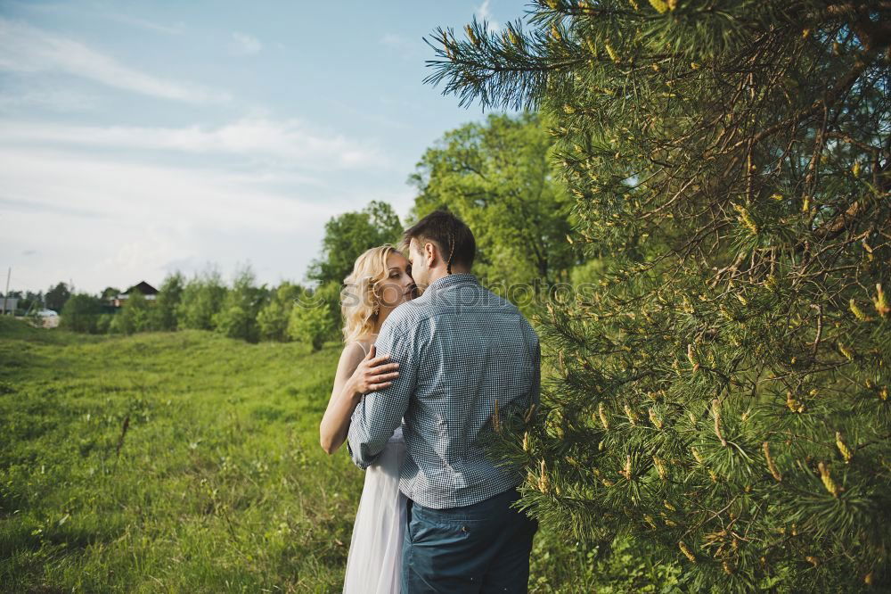 Similar – happy lovers on Holiday in the alps mountains