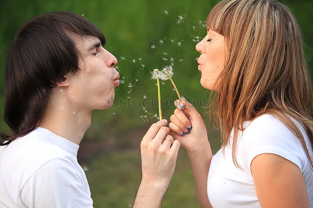 Similar – Image, Stock Photo Eskimo kissing 2