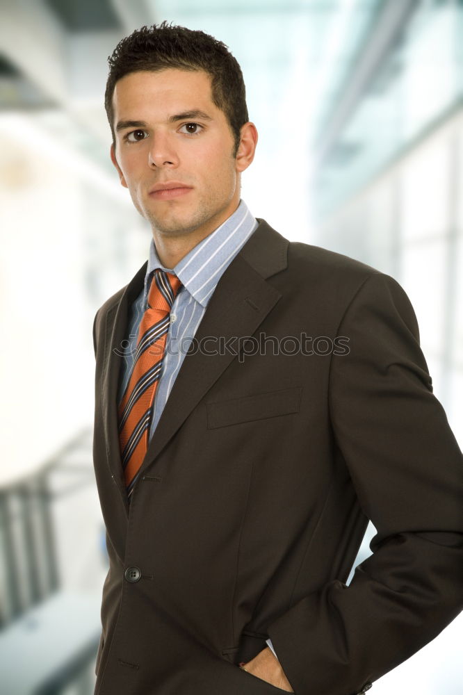 Similar – young businessman near a office building