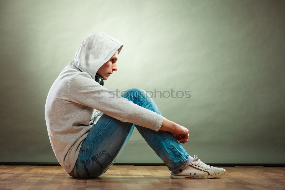 Similar – Boy stays home bored by school closings due to covid pandemic.
sad and alone in the house