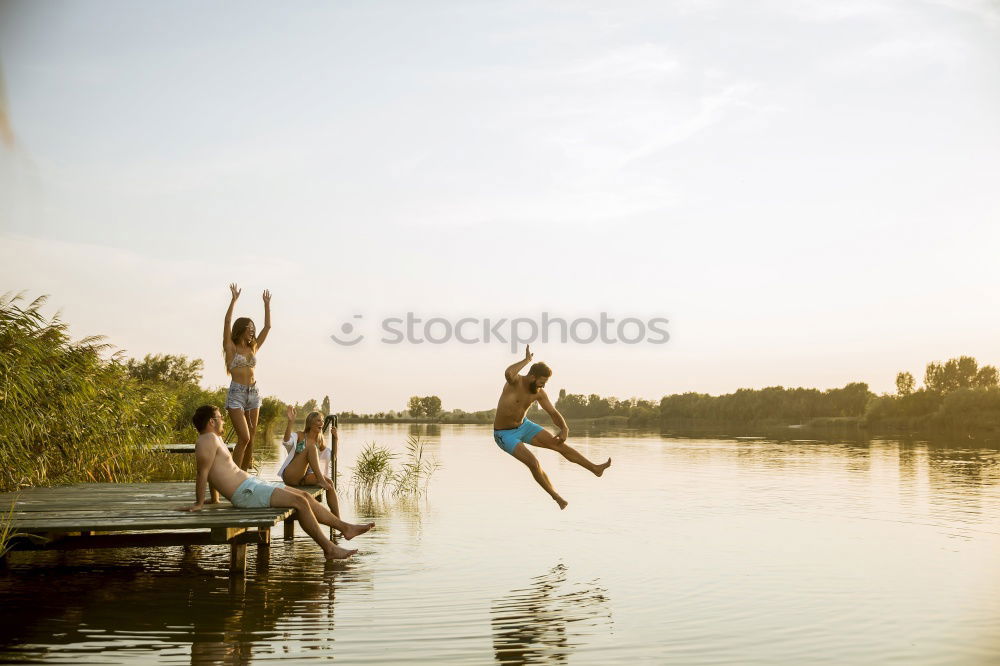 Similar – Image, Stock Photo in folding boat