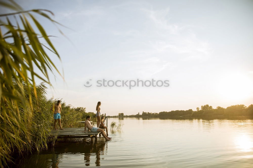 Similar – Image, Stock Photo in folding boat