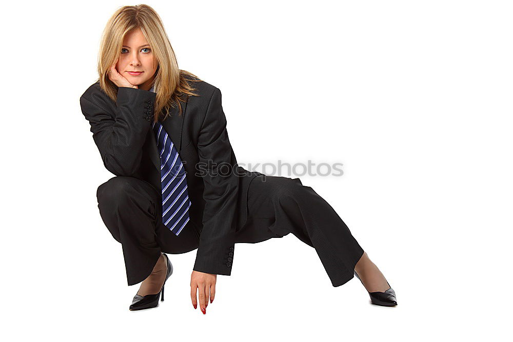 Similar – Image, Stock Photo Woman in an armchair