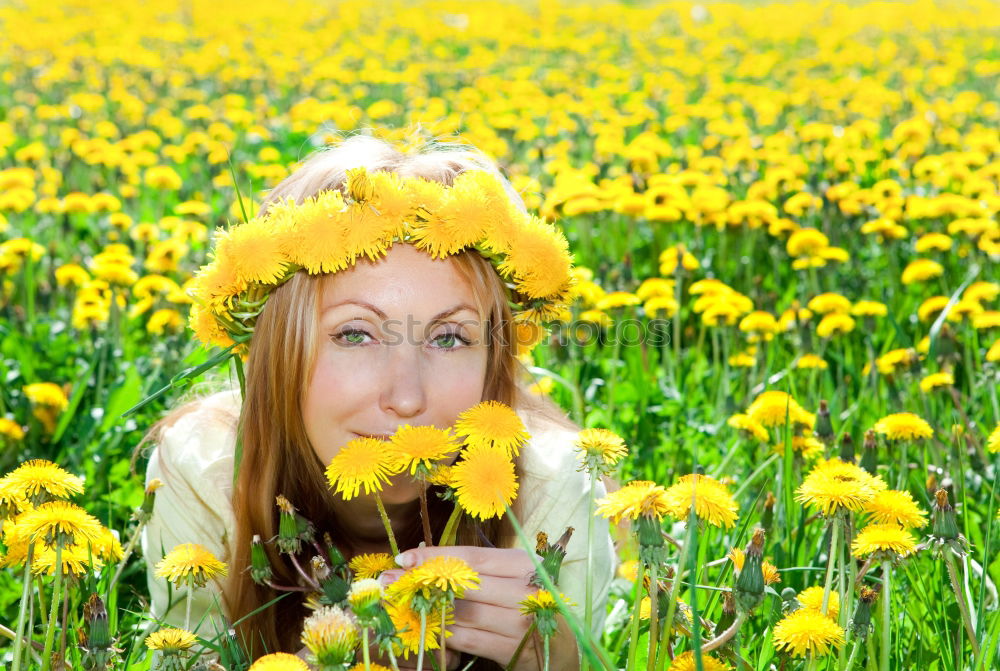 Similar – Autumn portrait Feminine