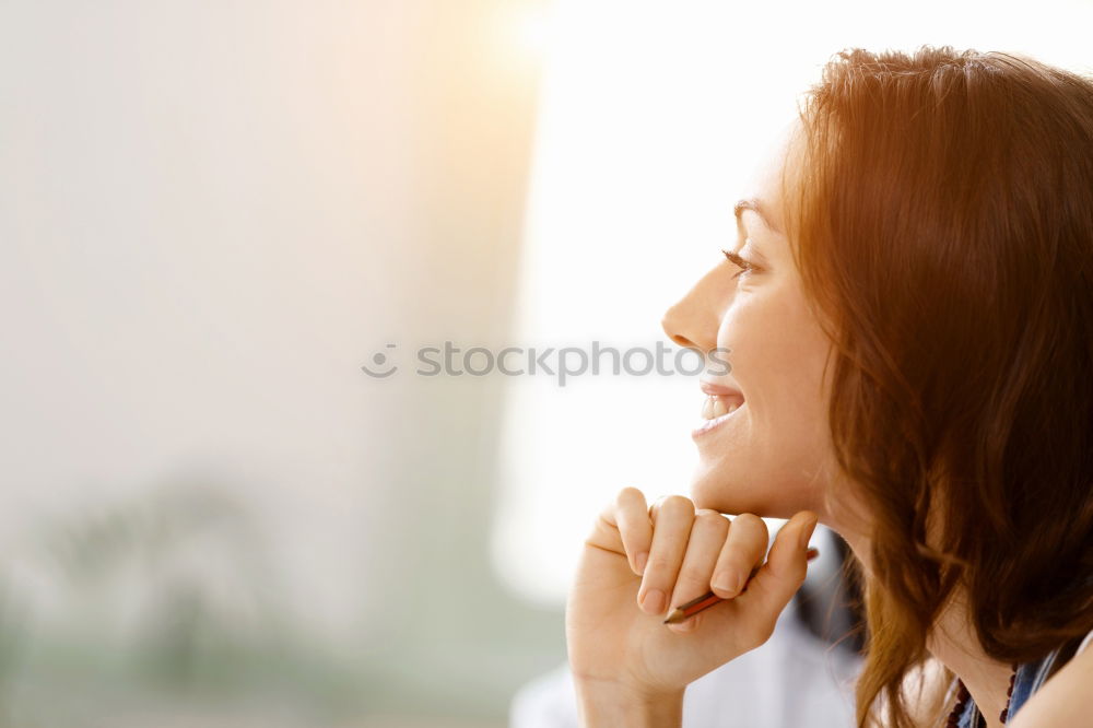 Similar – Image, Stock Photo Graceful II. Young woman