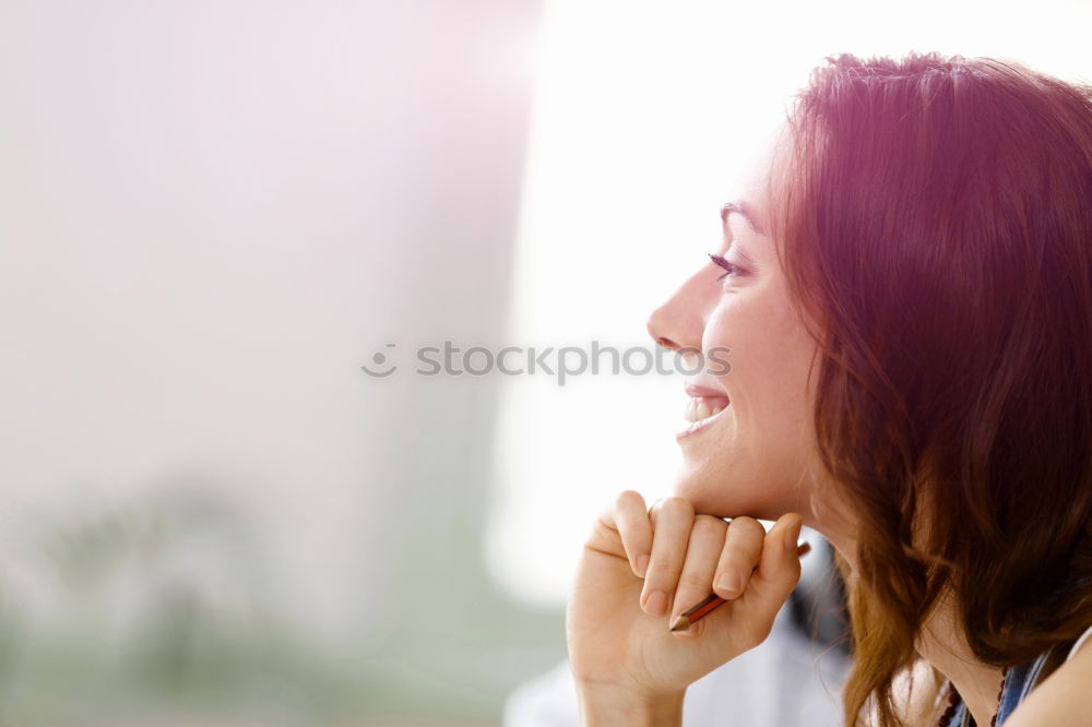 Similar – Image, Stock Photo Graceful II. Young woman