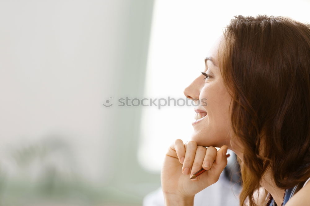 Similar – Image, Stock Photo Chillin II. Feminine Woman