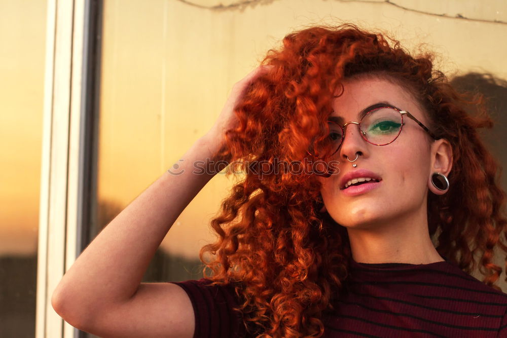 Similar – Young and cool redhead woman