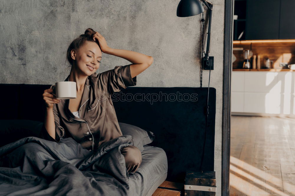 Similar – Image, Stock Photo Pretty woman sitting on chair
