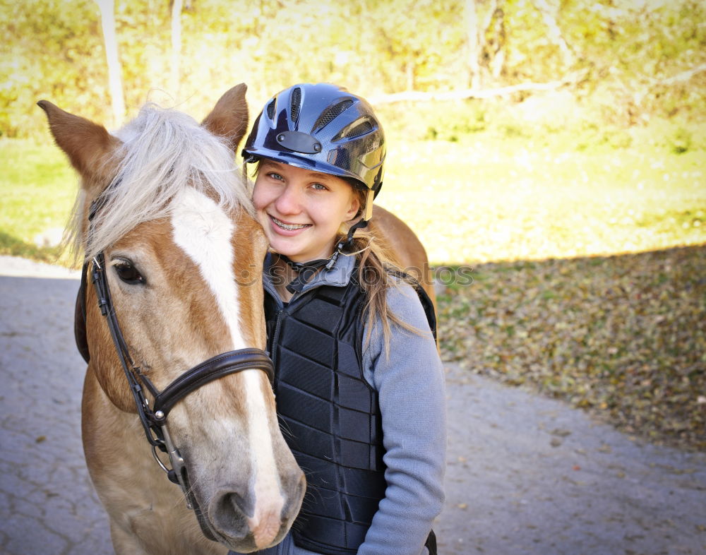 Similar – A man and his pony