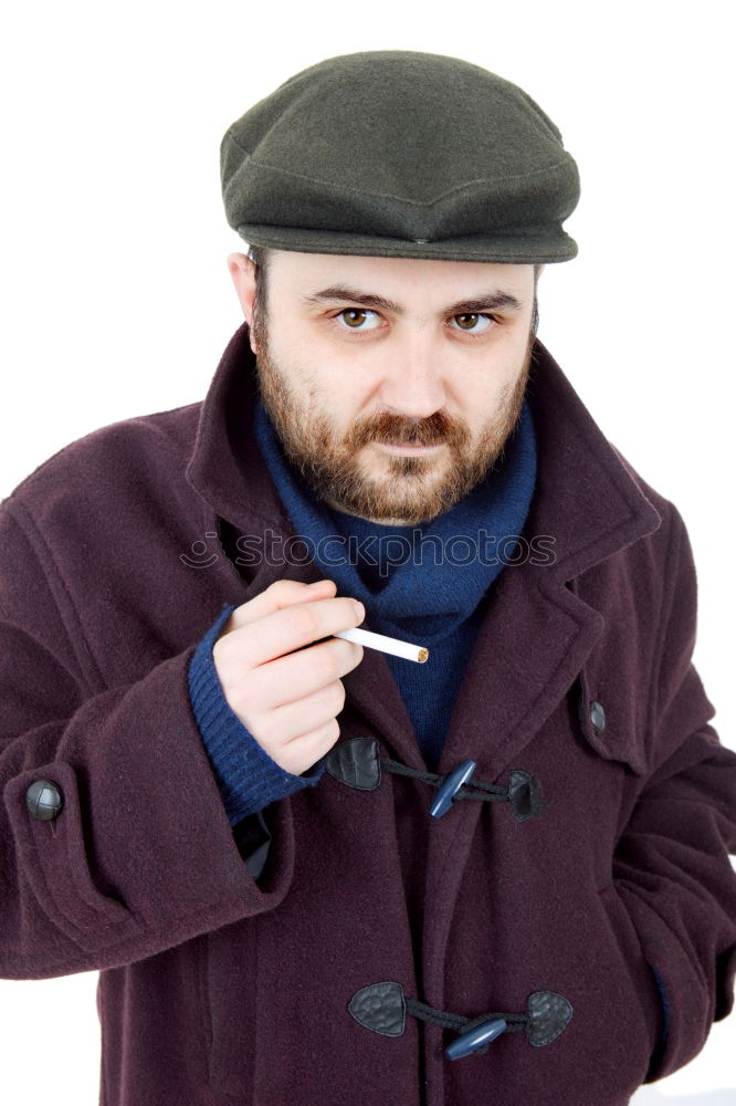 Similar – Portrait of a Man with Beard and a Cap