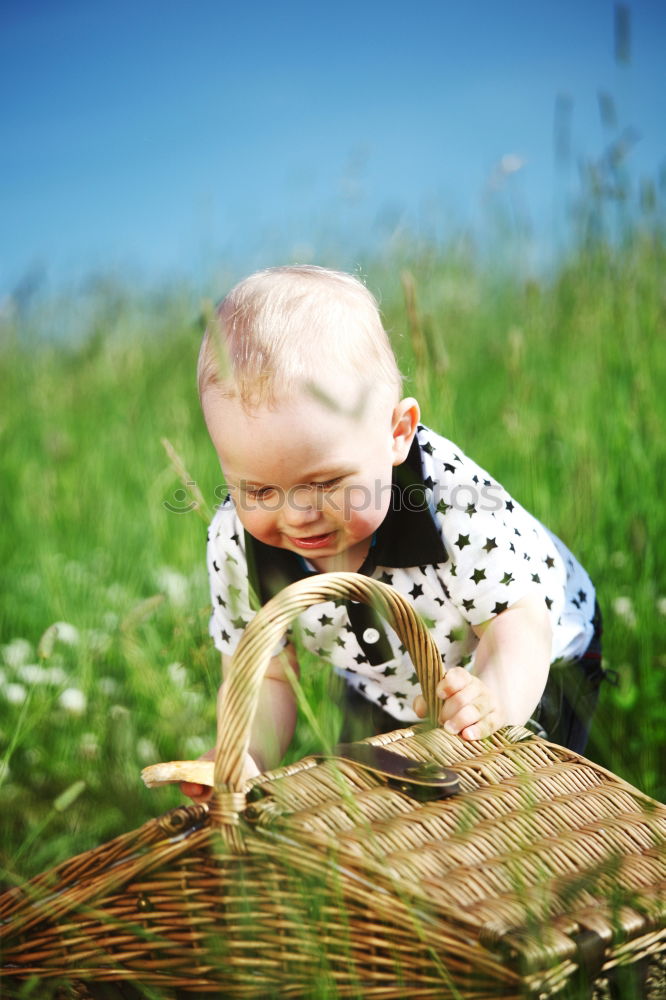 Similar – Image, Stock Photo Mother with child in park