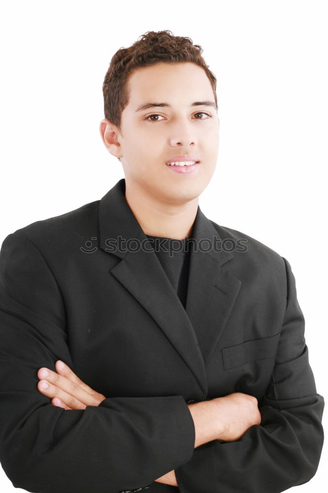 Similar – Image, Stock Photo Elegant Young Businessman in the Street