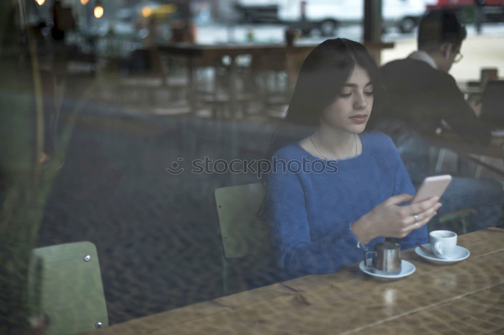 Similar – Image, Stock Photo happy with coffee 3